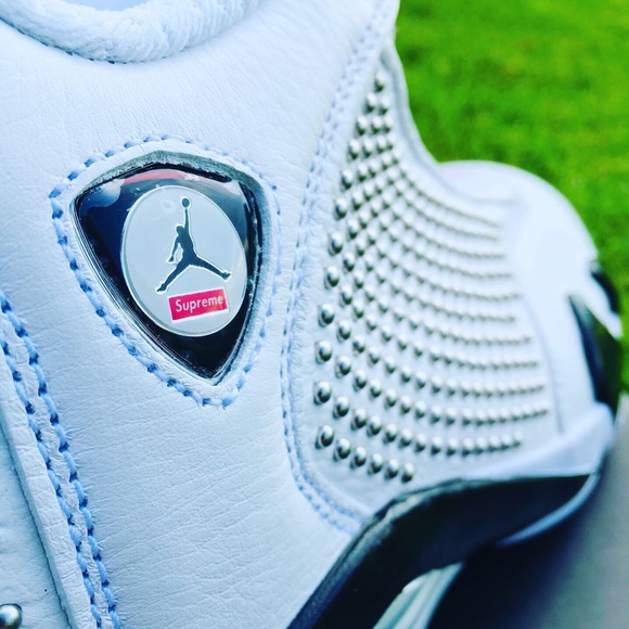 AIR JORDAN RETRO 14 “SUPREME WHITE” - Picture 6 of 8